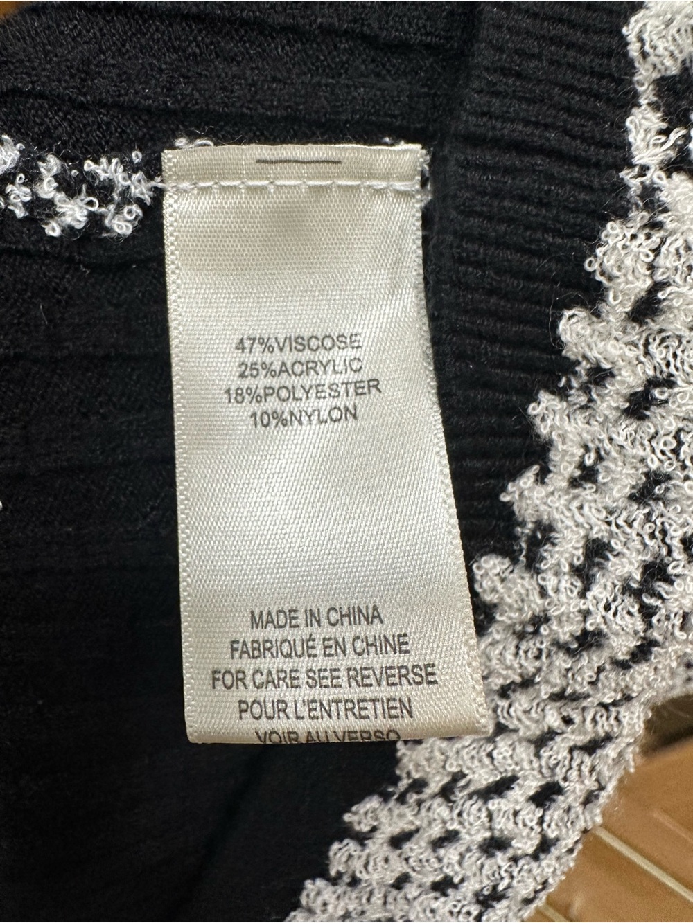 Torn By Ronny Kobo Lyra Black & White Knit Tank Dress - Picture 7 of 7